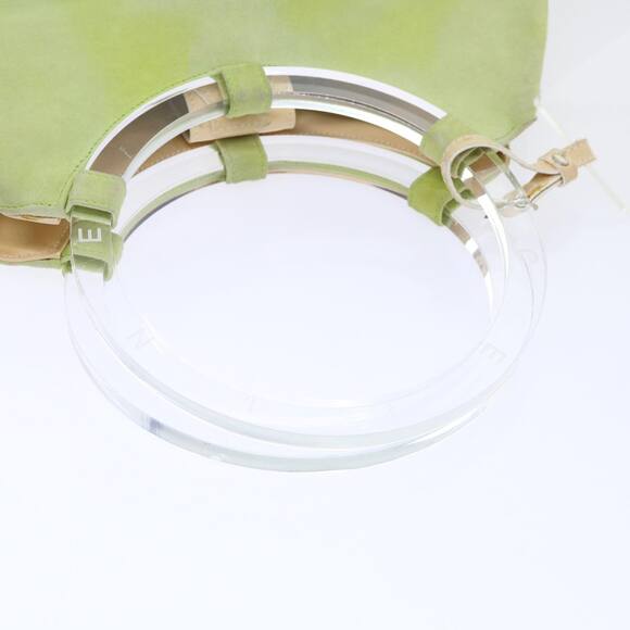 CELINE Hand Bag Suede Green - Picture 8 of 13